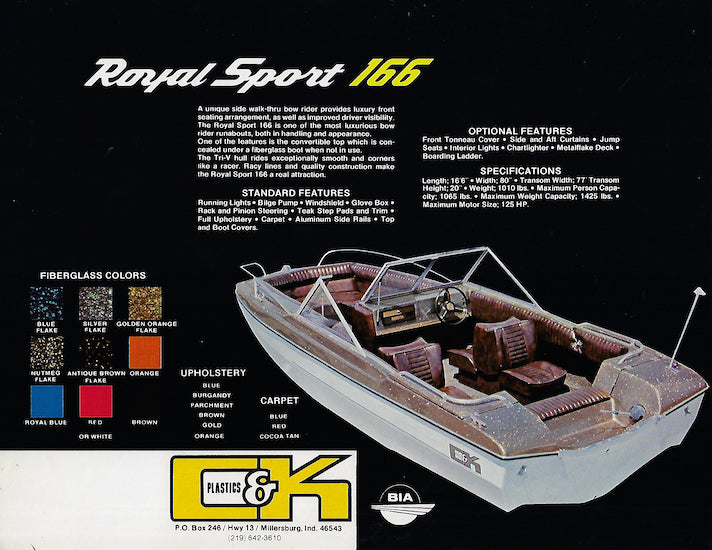 C&K Royal Sport 166 Brochure