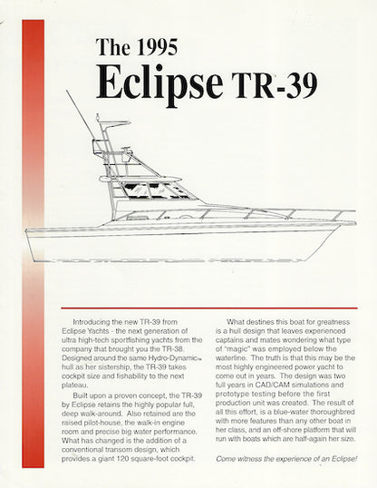 Eclipse TR-39 Brochure Package
