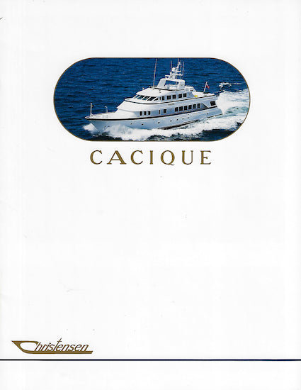 Christensen Cacique Superyacht Brochure