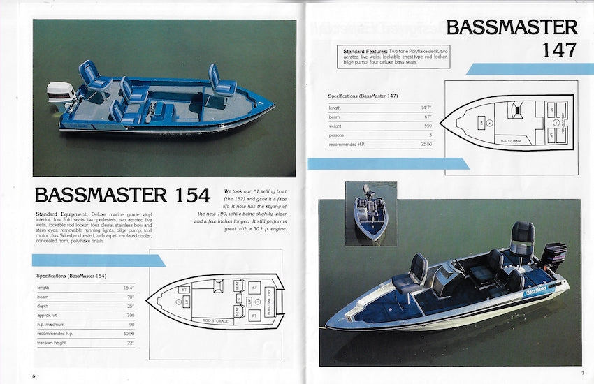 BassMaster 1989 Brochure – SailInfo I boatbrochure.com