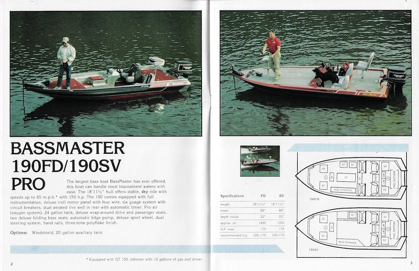 BassMaster 1980s Brochure