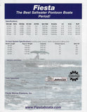 Fiesta Saltwater Pontoon Boat Brochure