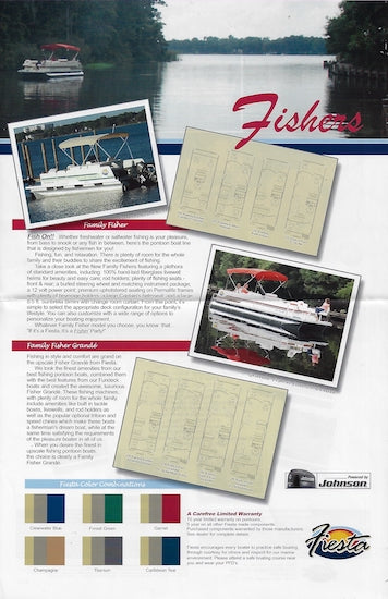 Fiesta Pontoon Boat Brochure
