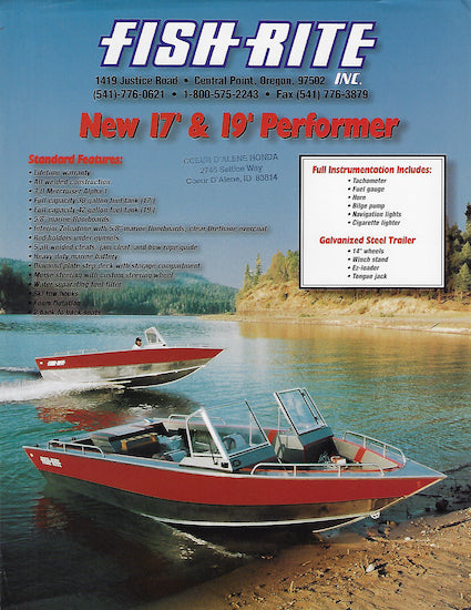 Fish Rite Performer Brochure – SailInfo I boatbrochure.com