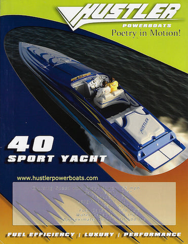 Hustler 40 Sport Yacht Brochure