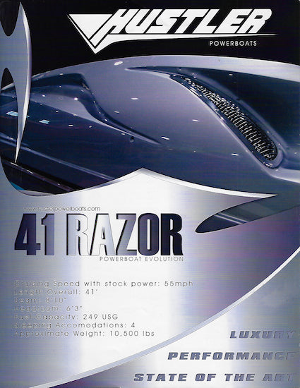 Hustler 41 Razor Brochure