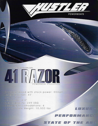 Hustler 41 Razor Brochure