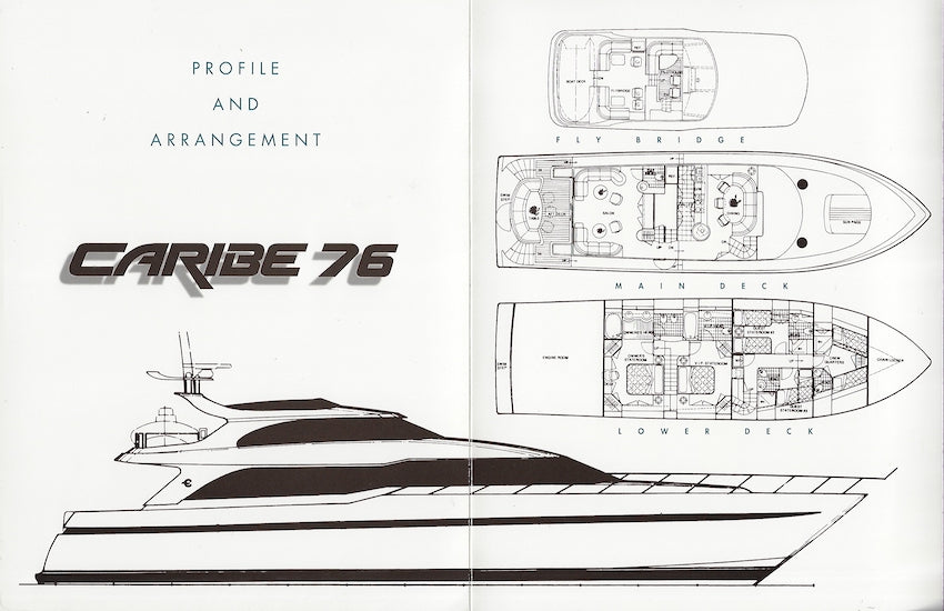 Heisley Caribe 76 Specification Brochure