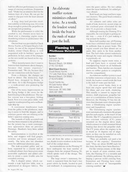 Fleming 55 Sea Magazine Reprint Brochure
