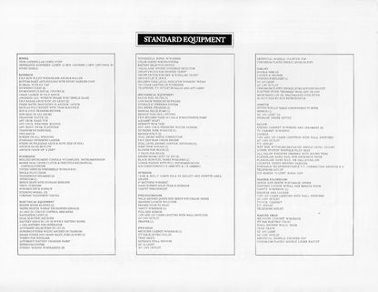 President 485 Motor Yacht Specification Brochure