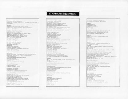 President 545 Motor Yacht Specification Brochure