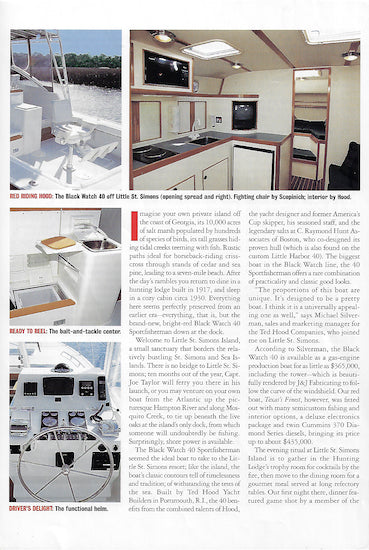 Black Watch 40 Motorboating & Sailing Magazine Reprint