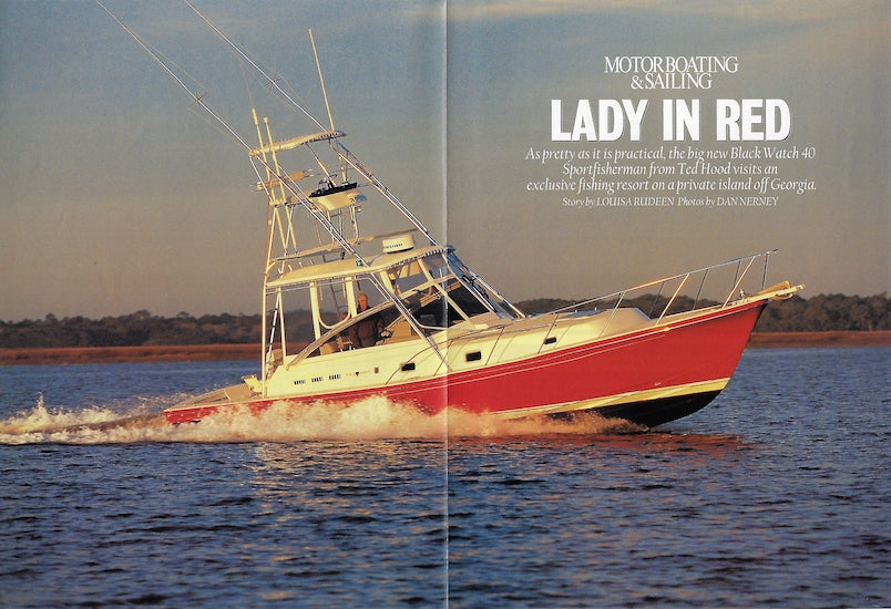 Black Watch 40 Motorboating & Sailing Magazine Reprint