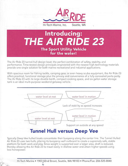 Hi Tech Air Ride 23 Brochure