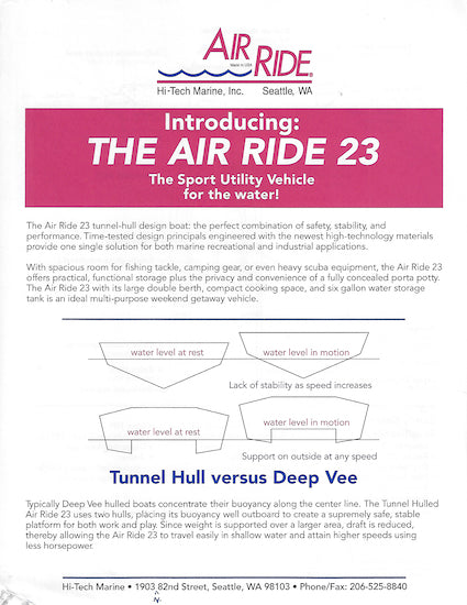 Hi Tech Air Ride 23 Brochure