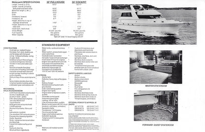 High Tech 50 / 56 Motoryacht Brochure