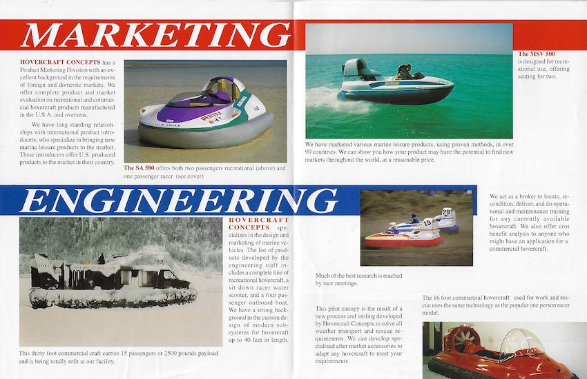 Hovercraft Concepts Brochure