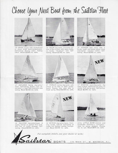 Sailstar Brochure