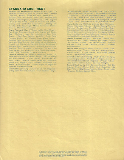 Atlantic 37 Long Range Cruiser Specification Brochure