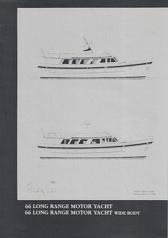 Cheoy Lee 66 Long Range Motoryacht Specification Brochure