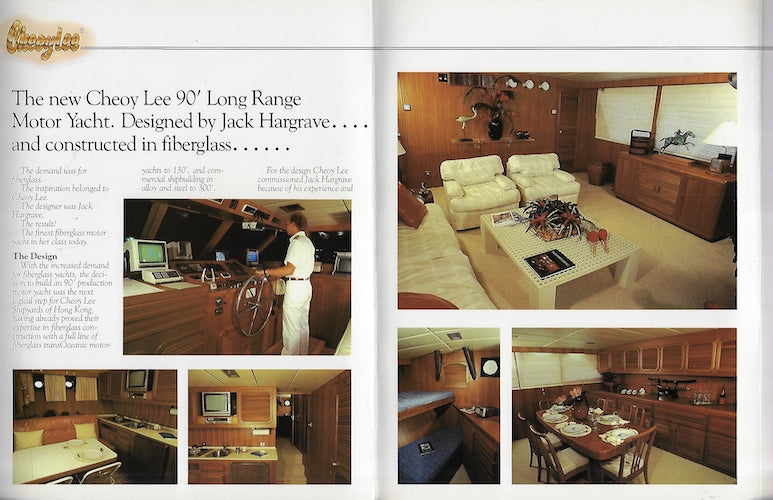 Cheoy Lee 90 Motor Yacht Brochure