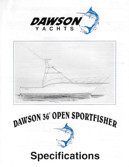Dawson 36 Open Sportfisher Brochure
