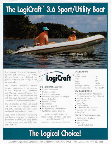 Logicraft 3.6 Sport Brochure