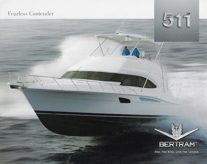 Bertram 511 Convertible Brochure
