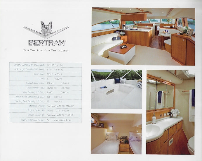 Bertram 511 Convertible Brochure
