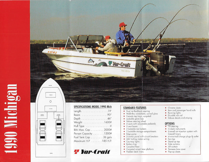 Yar-Craft 1995 Brochure