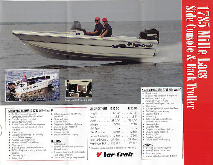 Yar-Craft 1995 Brochure