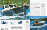 Menorquin 60 Skipper Magazine Reprint Brochure