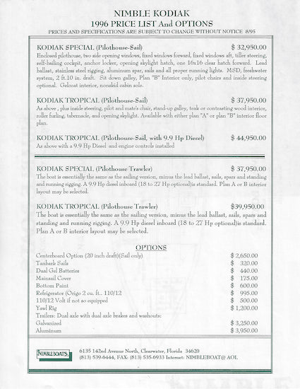 Nimble Kodiak Brochure