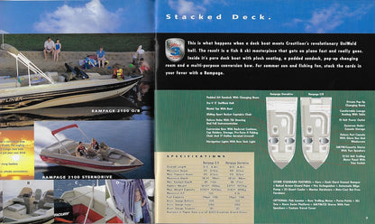 Crestliner 2003 Pontoon & Deck Boat Brochure