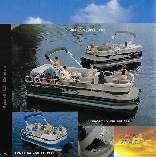 Crestliner 2003 Pontoon & Deck Boat Brochure