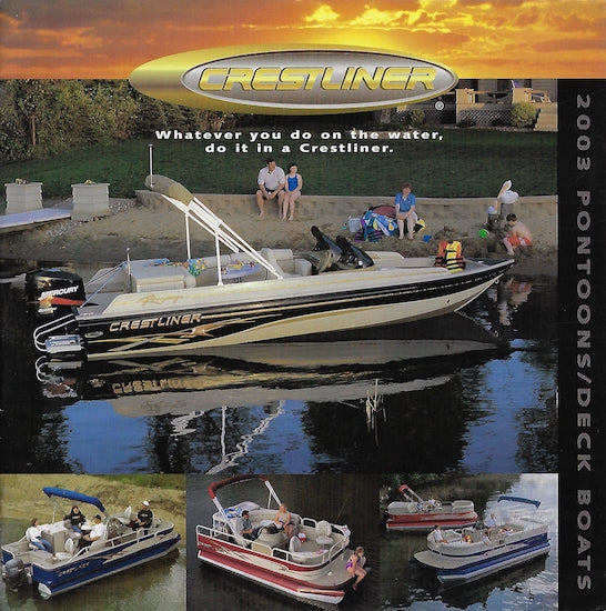 Crestliner 2003 Pontoon & Deck Boat Brochure SailInfo I
