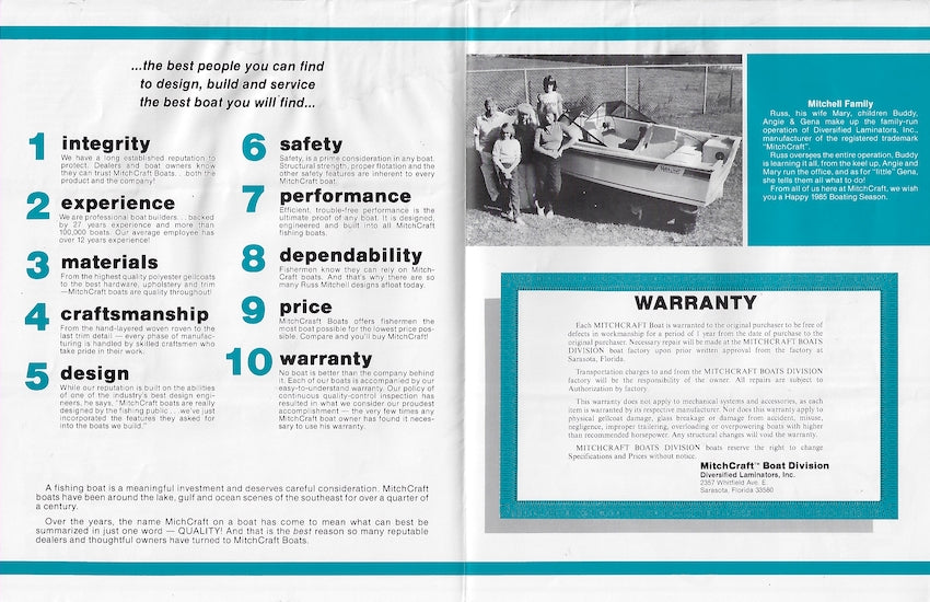 Mitchraft 1986 Poster Brochure