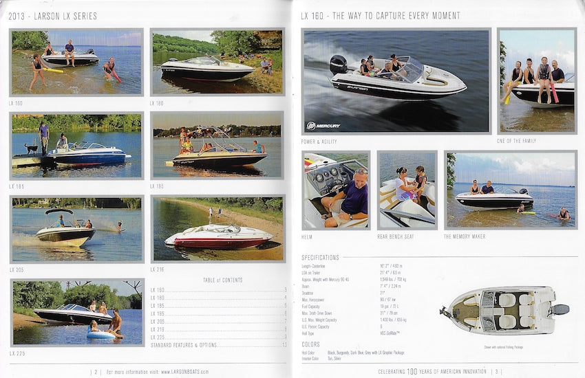 Larson 2013 LX Series Brochure