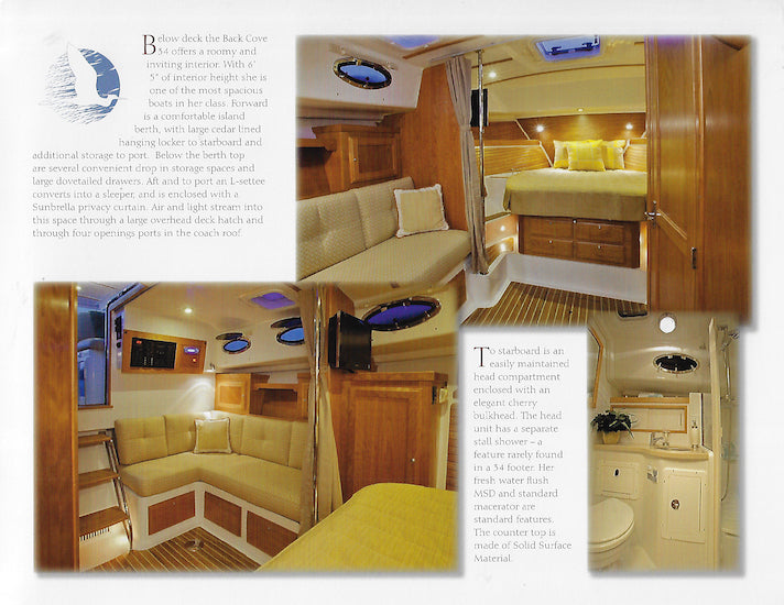 Back Cove 34 Brochure