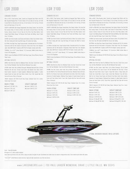 Larson 2013 LSR Series Brochure