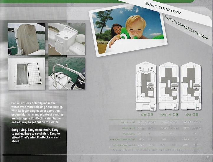 Hurricane 2013 Deck Boat Brochure
