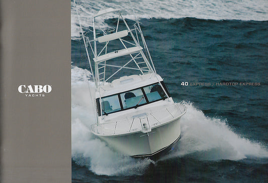 Cabo 40 Express & Hardtop Express Brochure