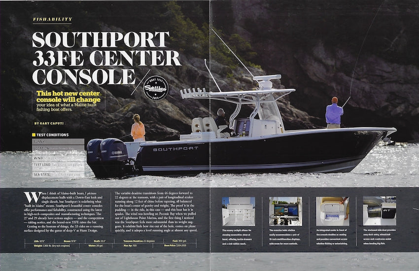 Southport 33 Saltwater Sportsman Magazine Reprint Brochure