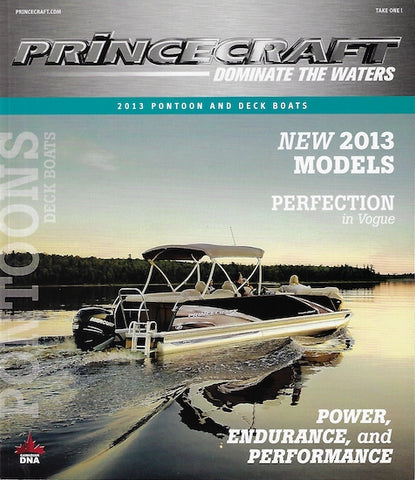 Princecraft 2013 Pontoon & Deck Boats Brochure