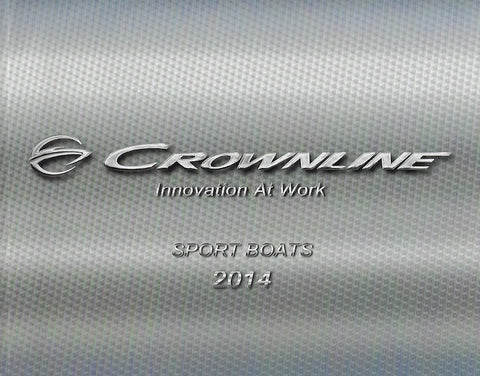 Crownline 2014 Brochure