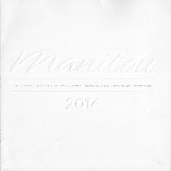 Manitou 2014 Pontoon Brochure