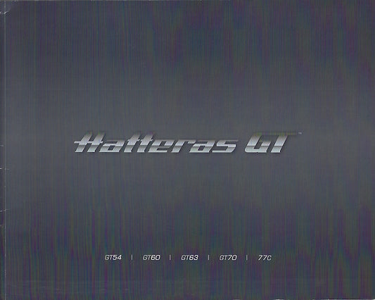 Hatteras 2014 GT Sportfishing Brochure