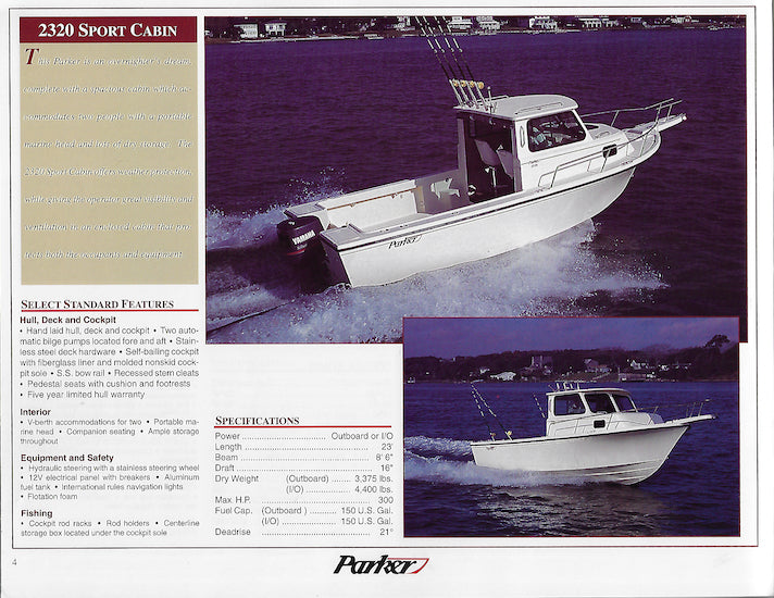 Parker 1990s Brochure
