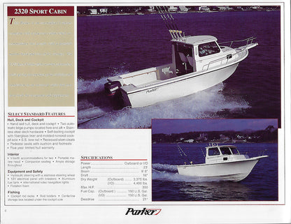 Parker 1990s Brochure