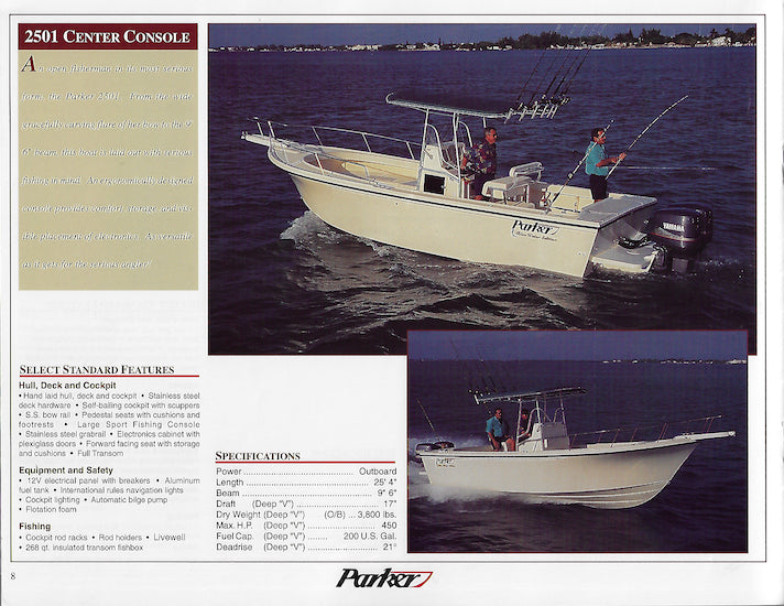 Parker 1990s Brochure – SailInfo I boatbrochure.com Parker 1990s Brochure – SailInfo I boatbrochure.com